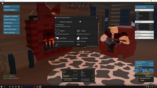Roblox Phantom Forces Script GUI [Working] (Pastebin 2022) смотреть онлайн