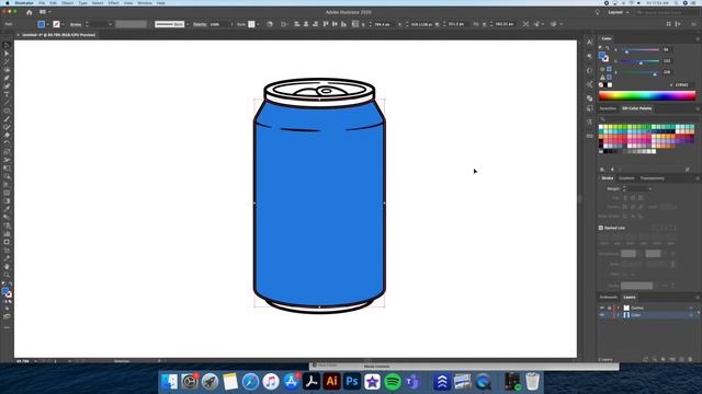 Adobe Illustrator Tutorial- Create a Soda Can Vector (HD) смотреть онлайн