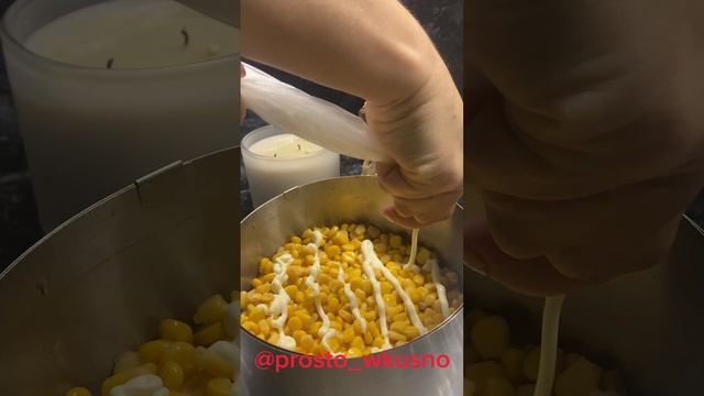 Крабовый салат с рисом