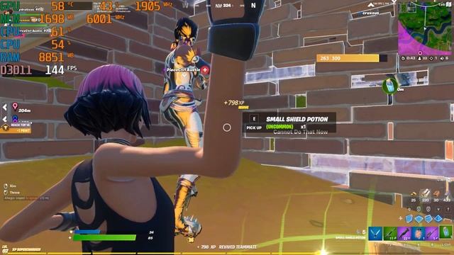 GTX 1650 Super I5 Fortnite Endgame 144fps смотреть онлайн