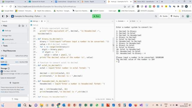 Number Systems Conversions #python смотреть онлайн