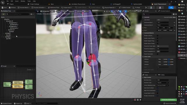 How to Create a More Realistic Ragdoll in Unreal Engine UE5 UE4 смотреть онлайн