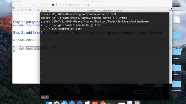 4 Enable git commands autocomplete and colors on Mac Git and GitHub смотреть онлайн