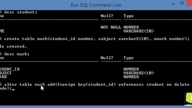56. ALTER TABLE to ADD and DROP integrity constraints in PL/SQL Oracle смотреть онлайн