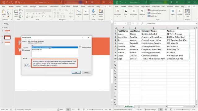 Embed Excel File in PowerPoint | 3 Ways to Link, Sync and Edit Excel Data with PowerPoint смотреть онлайн