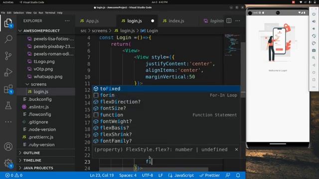 React Native login screen part1 (Tamil) смотреть онлайн