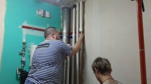 Ремонт в ванной. Часть 5. Как поменять стояки ГВС и ХВС.
