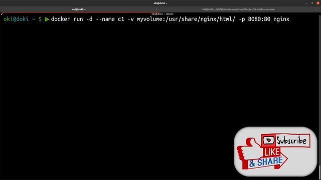 Docker volume command - #Docker 06 смотреть онлайн