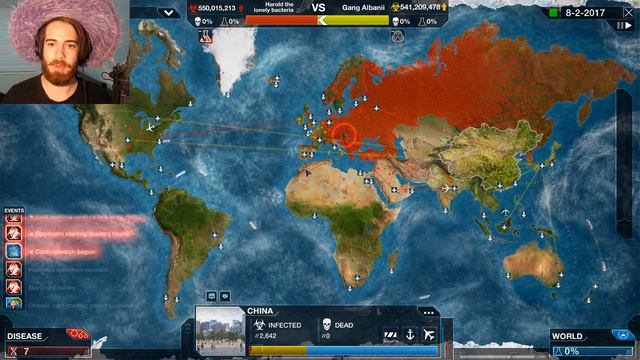 HAROLD THE BACTERIA STRIKES! | Plague Inc. Evolved Multiplayer смотреть онлайн