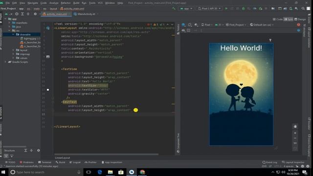 Android Development Tutorial For Beginners || How to Make an Android App for Beginners смотреть онлайн