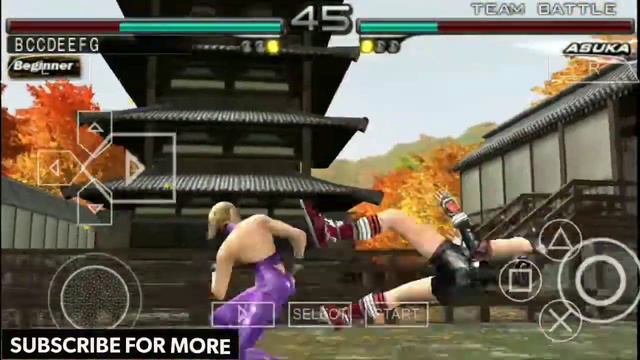 Tekken - Dark Resurrection (USA) Team Battele Gameplay in ppsspp gold on Samsung galaxy S9 plus#2 смотреть онлайн