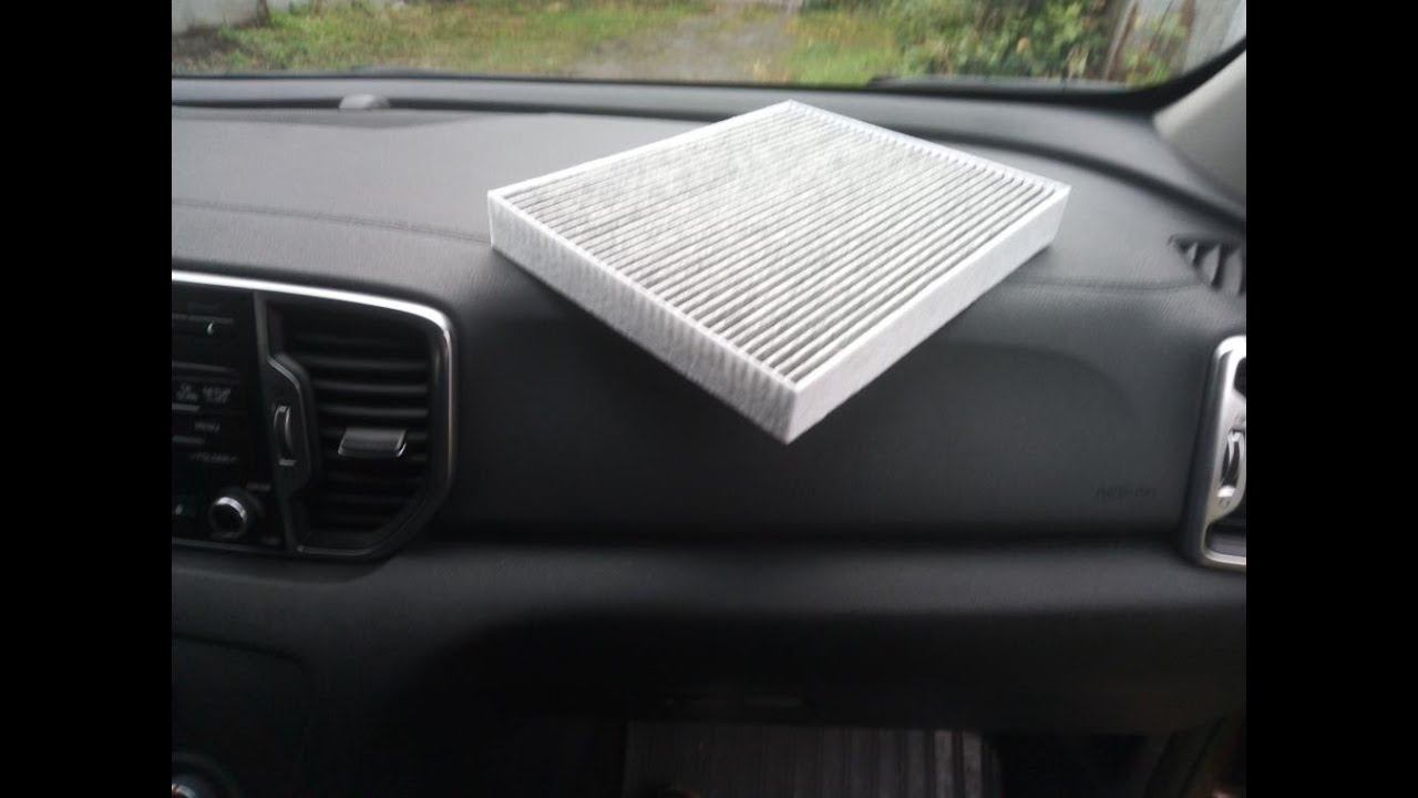 Замена фильтра салона KIA Sportage 4 | Очень быстро смотреть онлайн