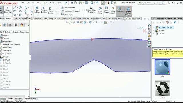 (Part 6)How to design horizontal stabilizer for plane sketch tutorial on solidworks using images смотреть онлайн