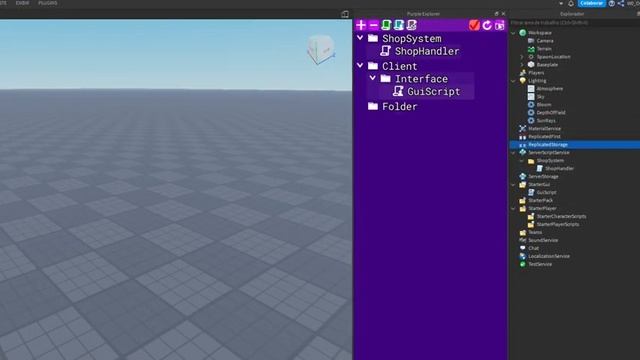 Meu NOVO PLUGIN! (Purple Explorer) | ROBLOX STUDIO смотреть онлайн