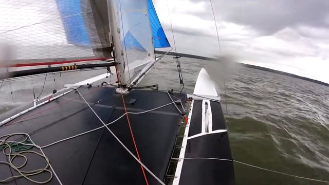 Прокатились с ветерком!! TORNADO catamaran Heavy wind training #TORNADOMASTERS ТОРНАДО катамаран смотреть онлайн