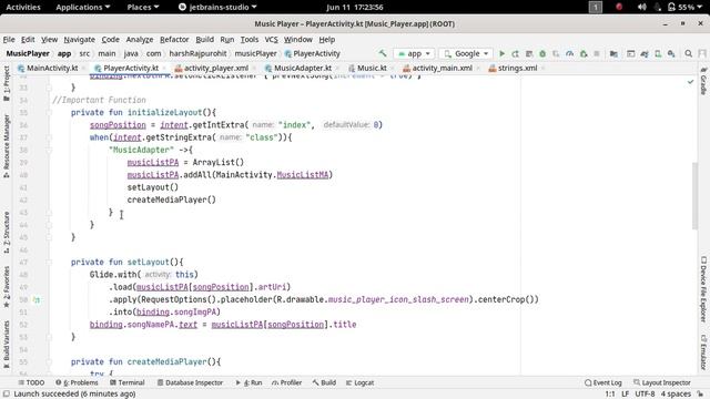30.Shuffle Button Functionality | Music Player Application | Android Development Kotlin in Hindi смотреть онлайн