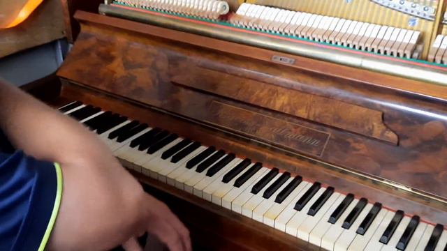 Sale Antique Gors & Kallman Germany 1911 Large Upright Piano Burr Walnut Free Sydney Delivery $1,19 смотреть онлайн