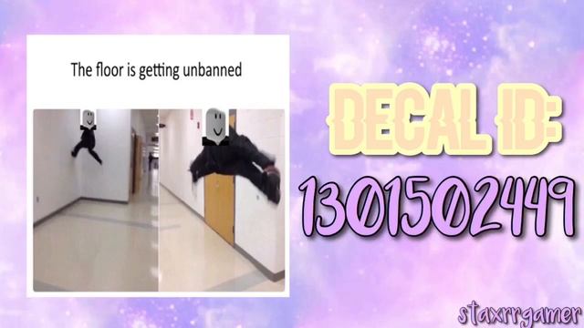 Roblox Bloxburg - Meme Decal Id's смотреть онлайн