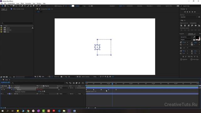 Loop (луп) анимация в After Effects смотреть онлайн
