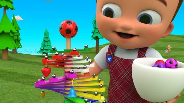 Little Baby Learning Colors for Children with Frogs in Eggs Fun Play 3D Toys for Kids Toddlers Edu смотреть онлайн