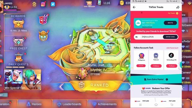 How to get PHP 9,999 Lazada Voucher Code and get Diamonds and Phone смотреть онлайн