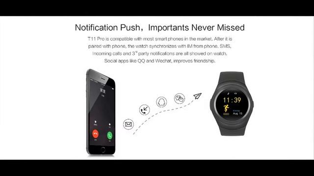 Femperna T11 Smart Watch смотреть онлайн