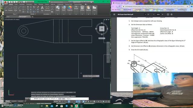 3D model in AUTOCAD 2019 смотреть онлайн