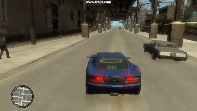 GTA IV on my netbook | Recorded with Fraps p2 смотреть онлайн