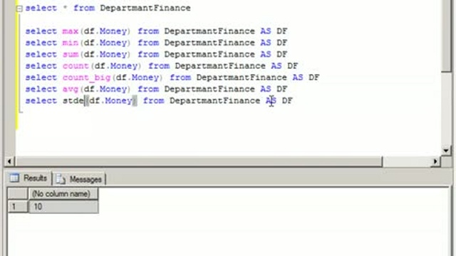 Выборка данных в Microsoft SQL Server 2008 R2. Часть-5 смотреть онлайн