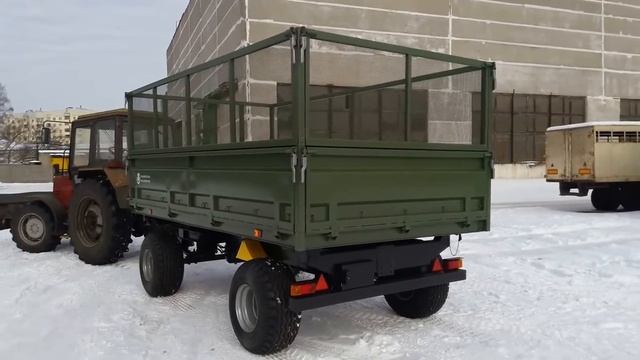 Обзор тракторного самосвального прицепа САТ 2ПТС-7 2 | МИРавтотехники смотреть онлайн