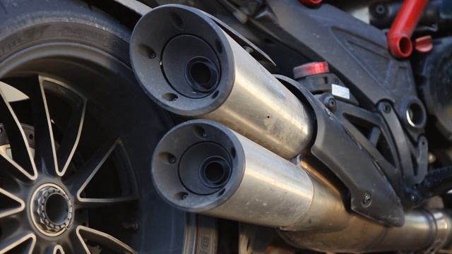 Exhaust Sound Of Ducati Diavel. High Quality Sound Record. HQSR.