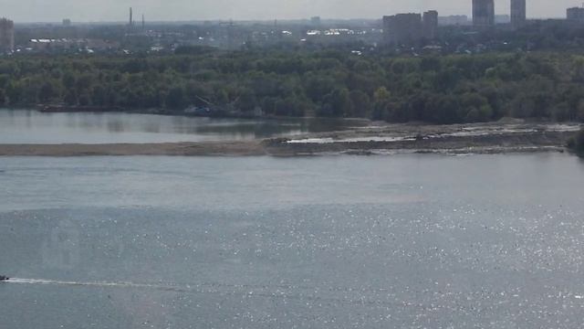 Колесо обозрения на речном в Новосибирске в стиле Action