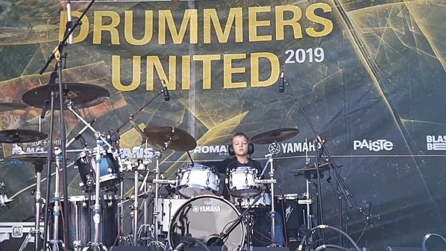 Matvey Goncharov at NAMM MusikMesse 2019 | Drummers United festival final | 10 y.o. boy смотреть онлайн