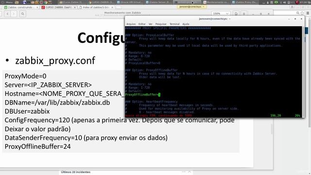 Zabbix | 62. Configuração dos arquivos смотреть онлайн