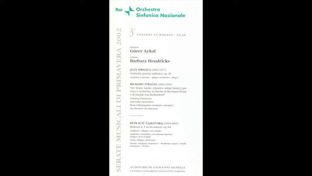 Barbara Hendricks "Vier Letzte Lieder" - Parte 1 смотреть онлайн