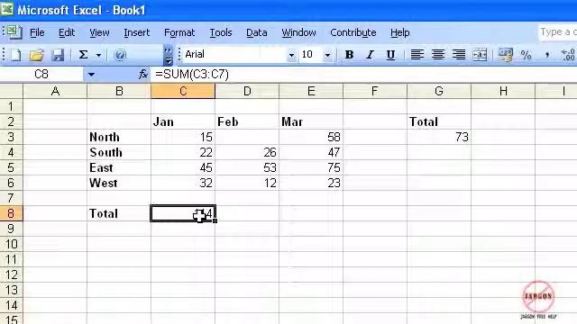 Excel 2003: AutoSum (works in all versions including 2007, 2010, 2013, 2016) смотреть онлайн