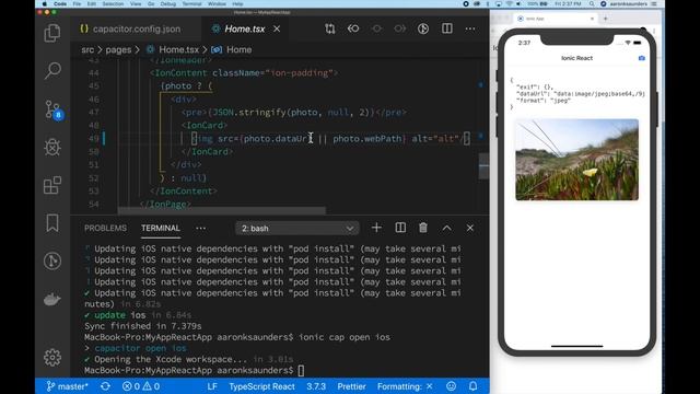 Running React with Ionic Capacitor & Live Reload смотреть онлайн