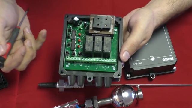 Сигнализатор уровня жидкости САУ М6 ОВЕН трехканальный смотреть онлайн