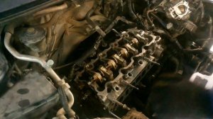 Установка ГБЦ  хонда фит 2002 г.в