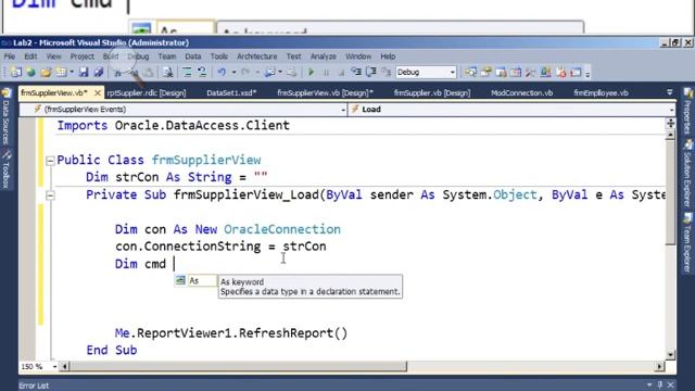MS Report with Oracle смотреть онлайн