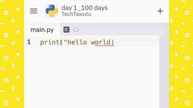 #Python3 Learn python coding within 100 days | Techtawutu смотреть онлайн