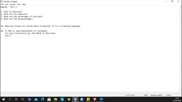 VBScript Part 1 - Features Advantages Disadvantages - vbscript Introduction смотреть онлайн