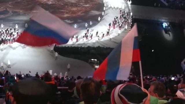 сочи 2014 - нас не догонят! выход сборной России! смотреть онлайн