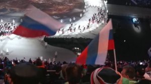 сочи 2014 - нас не догонят! выход сборной России!