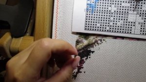 АСМР живой процесс вышивки многоцветки