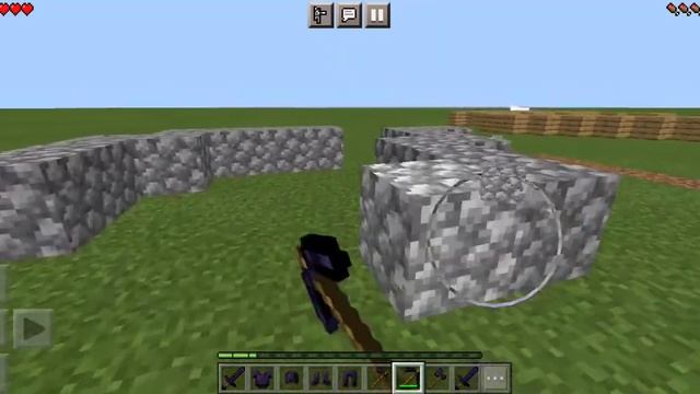 Minecraft PE мод на обсидиановую броню и обсидановые инструменты. смотреть онлайн