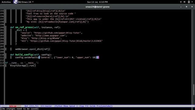 Kivy Tutorial Part 11 - Creating app settings смотреть онлайн
