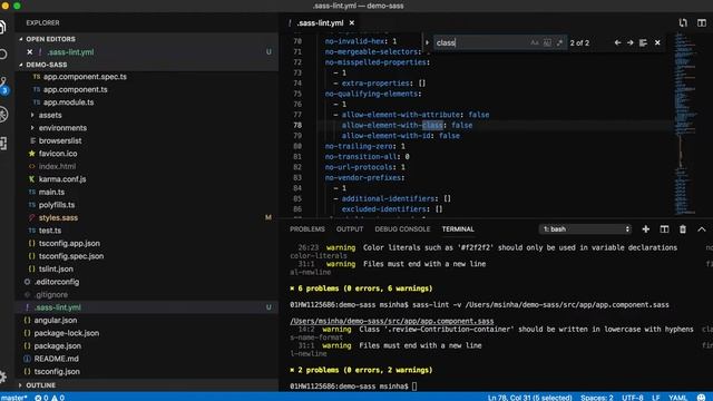 Lint sass file смотреть онлайн
