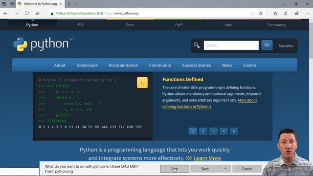Downloading Python смотреть онлайн
