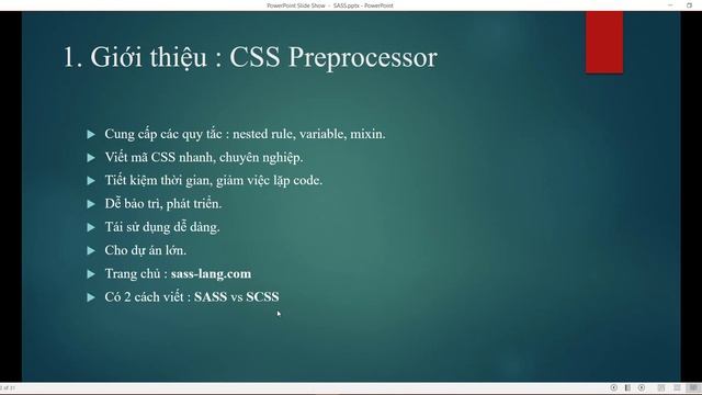 1. Giới Thiệu Khóa Học SCSS смотреть онлайн